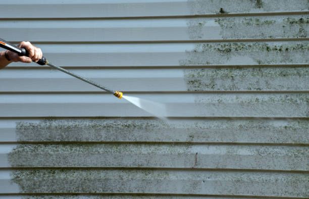 Pressure Washing in Walls